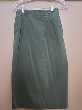 Women's Olive Green Pencil Skirt